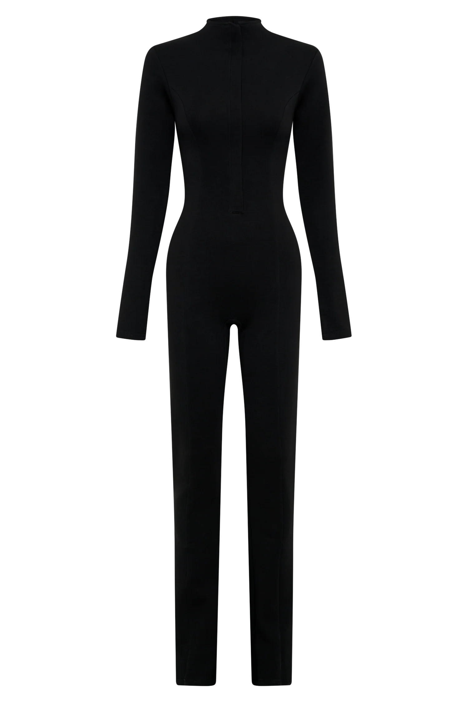 Margaery Scuba Jersey Jumpsuit - Black | MESHKI US