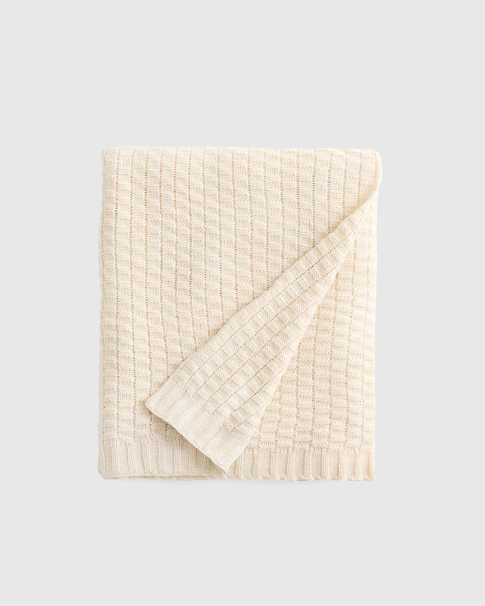 Cotton Cashmere Knit Blanket | Quince