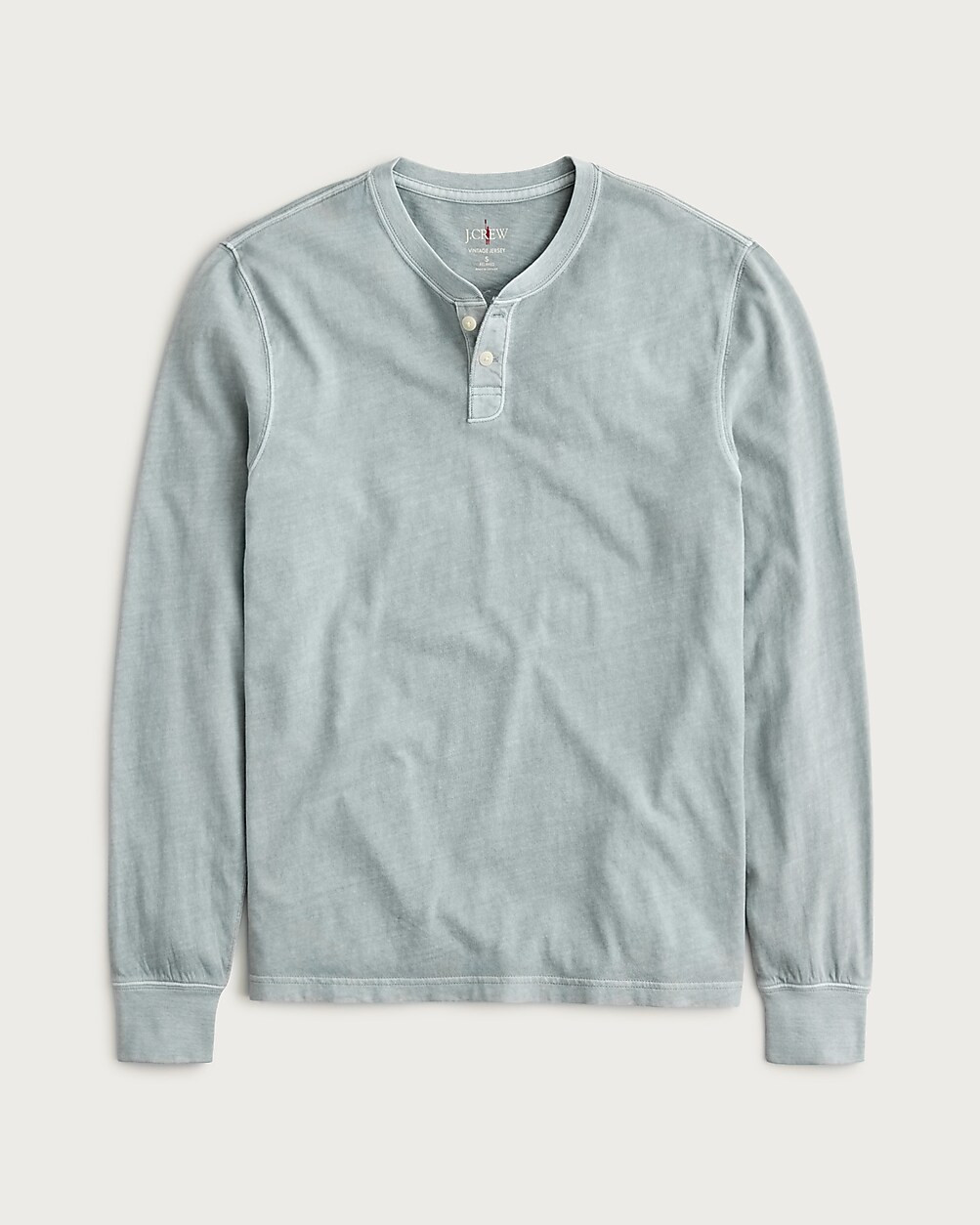Tall vintage-wash cotton henley | J. Crew US