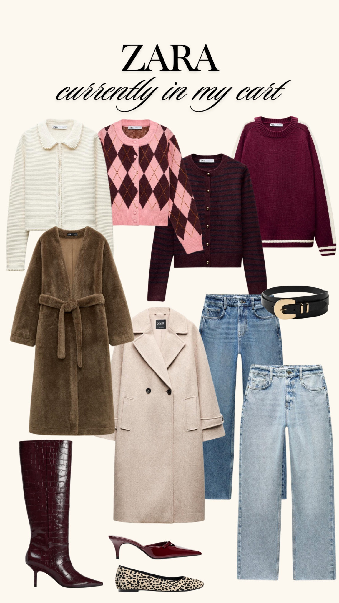 Currently in my cart from Zara! 

#LTKSeasonal #LTKGiftGuide #LTKStyleTip