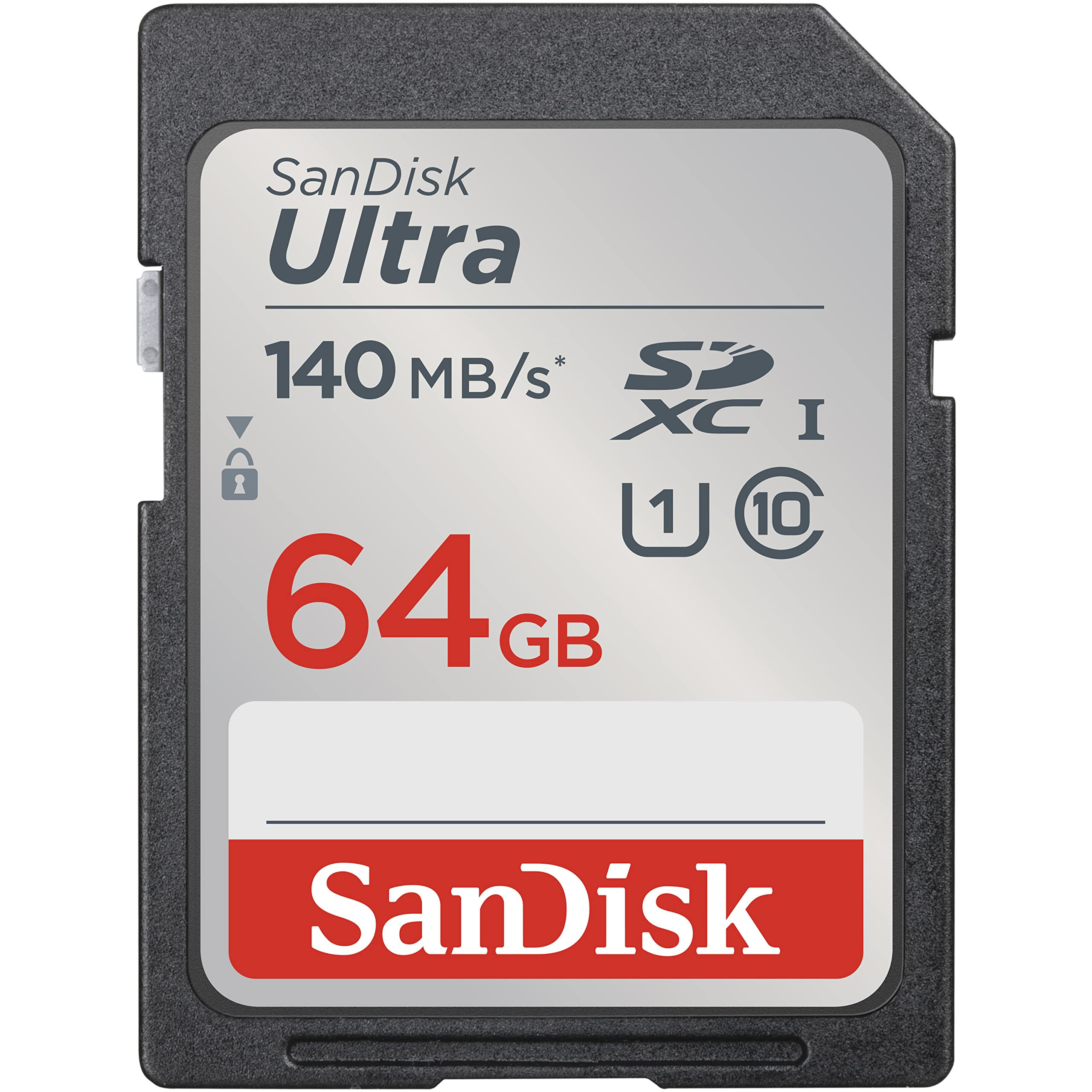 SanDisk 64GB Ultra SDXC UHS-I Memory Card - Up to 140MB/s, C10, U1, Full HD, SD Card - SDSDUNB-06... | Amazon (US)