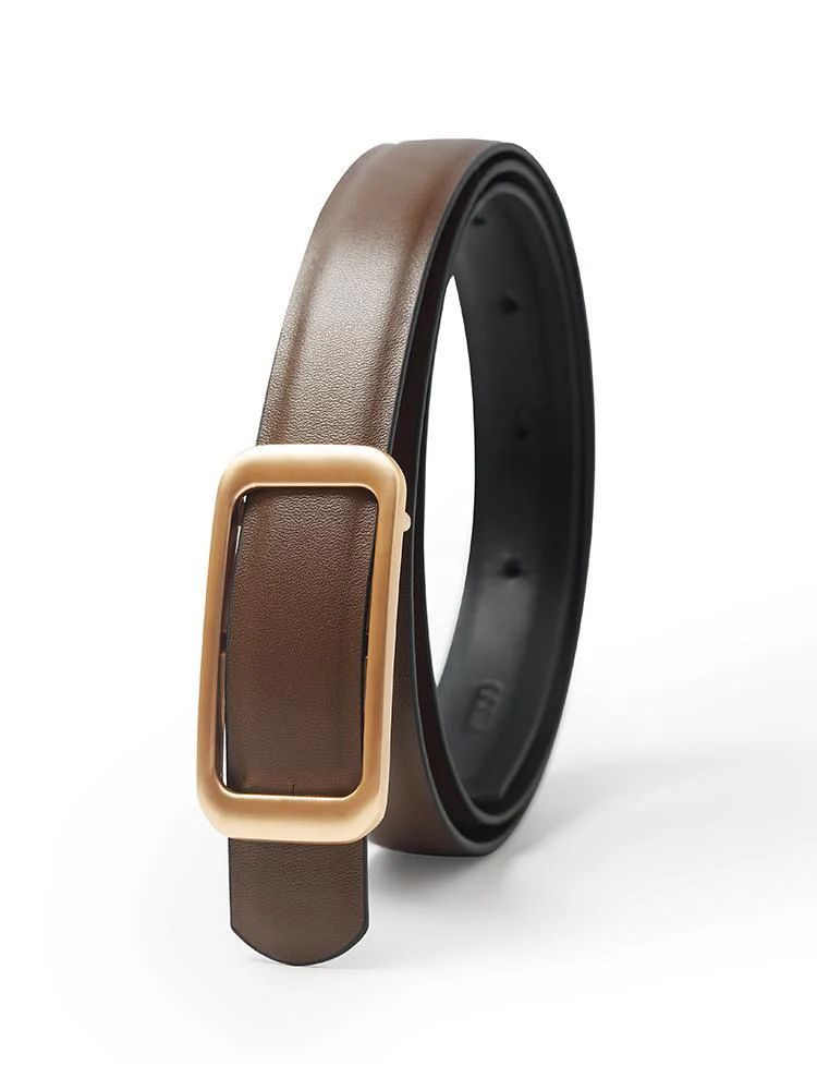 Simple Reversible Leather Belt | GoeliaGlobal