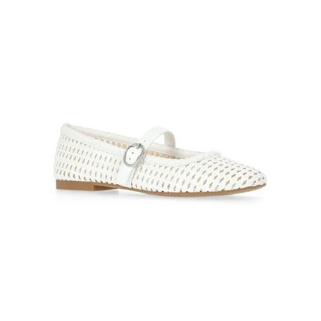 Time and Tru Women s Woven Ballet Flats | Walmart (US)