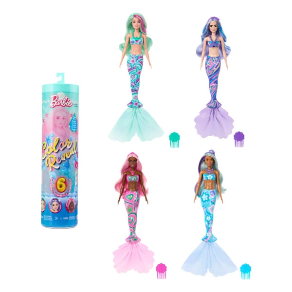 Barbie Color Reveal Mermaid Series Doll & Accessories (Colors May Vary) | Scheels