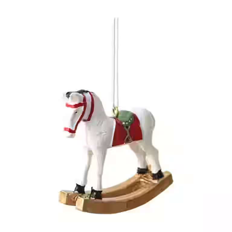Dimensional Rocking Horse Small Pendant Christmas Tree Decoration Pendant Vintage Christmas Decor... | Walmart (US)