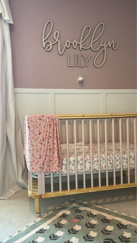 Baby nursery details. Use code ALWAYSMELISS for 10% off jammers blanket 

#LTKHome #LTKFindsUnder100 #LTKBaby