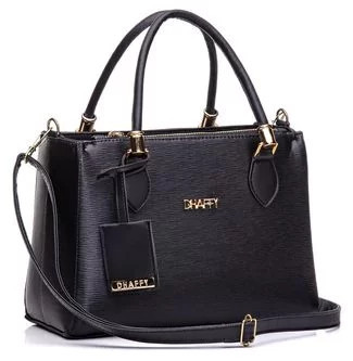 Bolsa Feminina Dhaffy Baú Transversal Preto | Dafiti (BR)