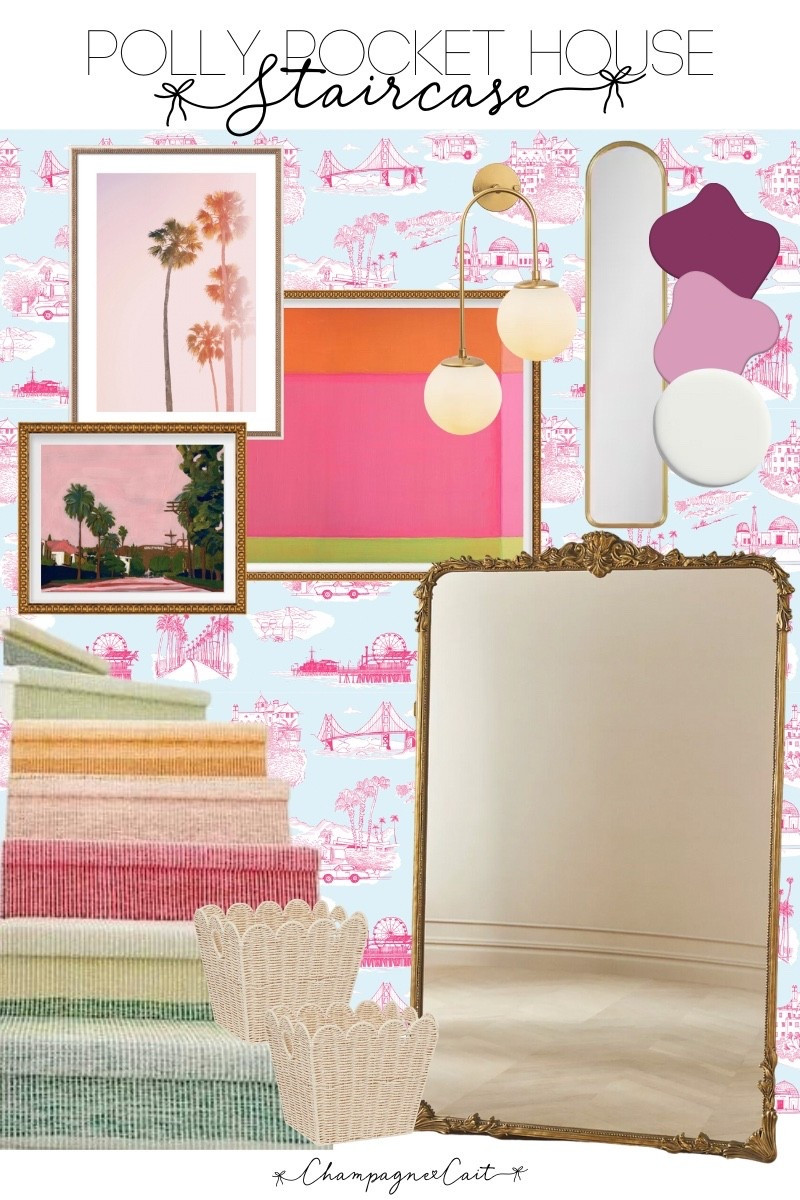 polly pocket house staircase home moodboard 🏠🌴🌈

#LTKStyleTip #LTKFindsUnder100 #LTKHome