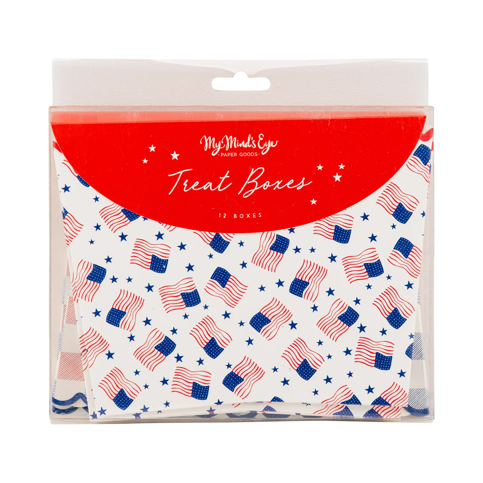 Stars and Stripes Treat Boxes (12 ct) | My Mind's Eye
