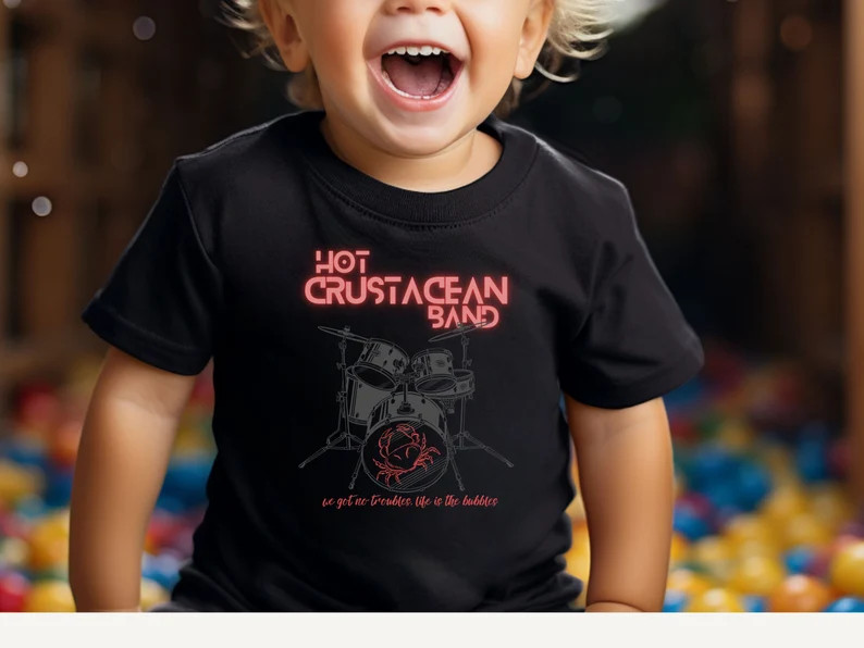 Hot Crustacean Band Toddler T-shirt, Subtle Disney Family Shirt - Etsy | Etsy (Global)