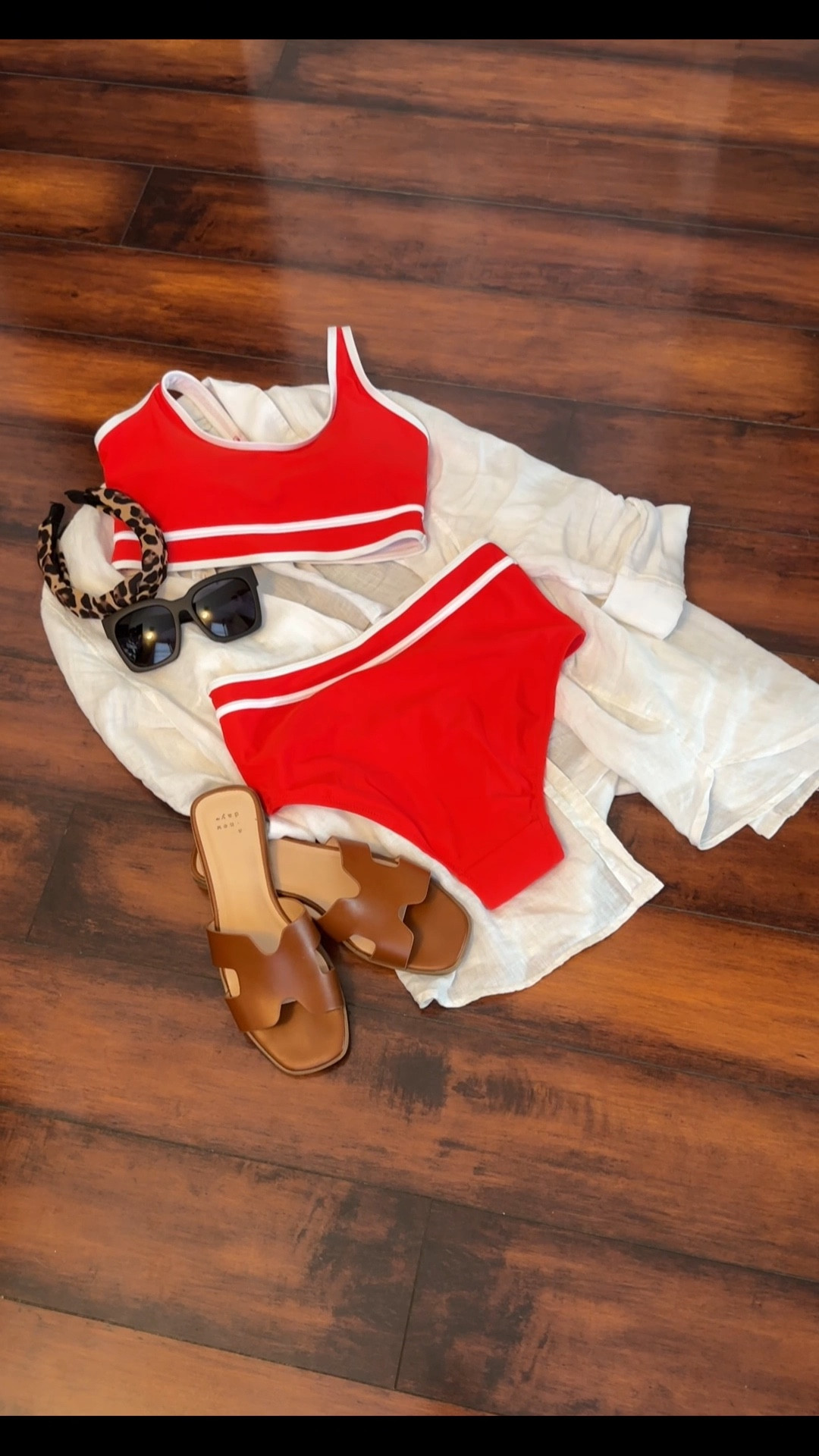 styling red two piece swimsuit from amazon, flatter for postpartum moms and on the go with kiddos

#LTKSeasonal #LTKStyleTip #LTKSwim
