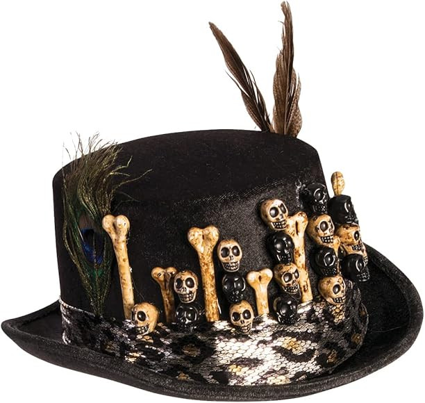 Forum Novelties Unisex-Adult's Standard Voodoo Top Hat, Multicolor | Amazon (US)