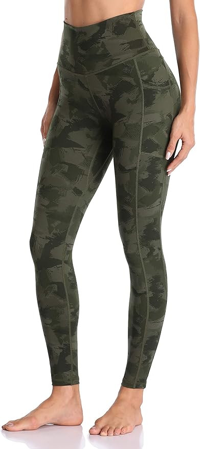 Colorfulkoala Women's High Waisted Yoga Pants 7/8 Length Leggings with Pockets | Amazon (US)