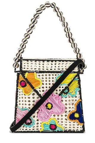 Mercedes Salazar Flowera Oasis Handbag in Multicolor from Revolve.com | Revolve Clothing (Global)