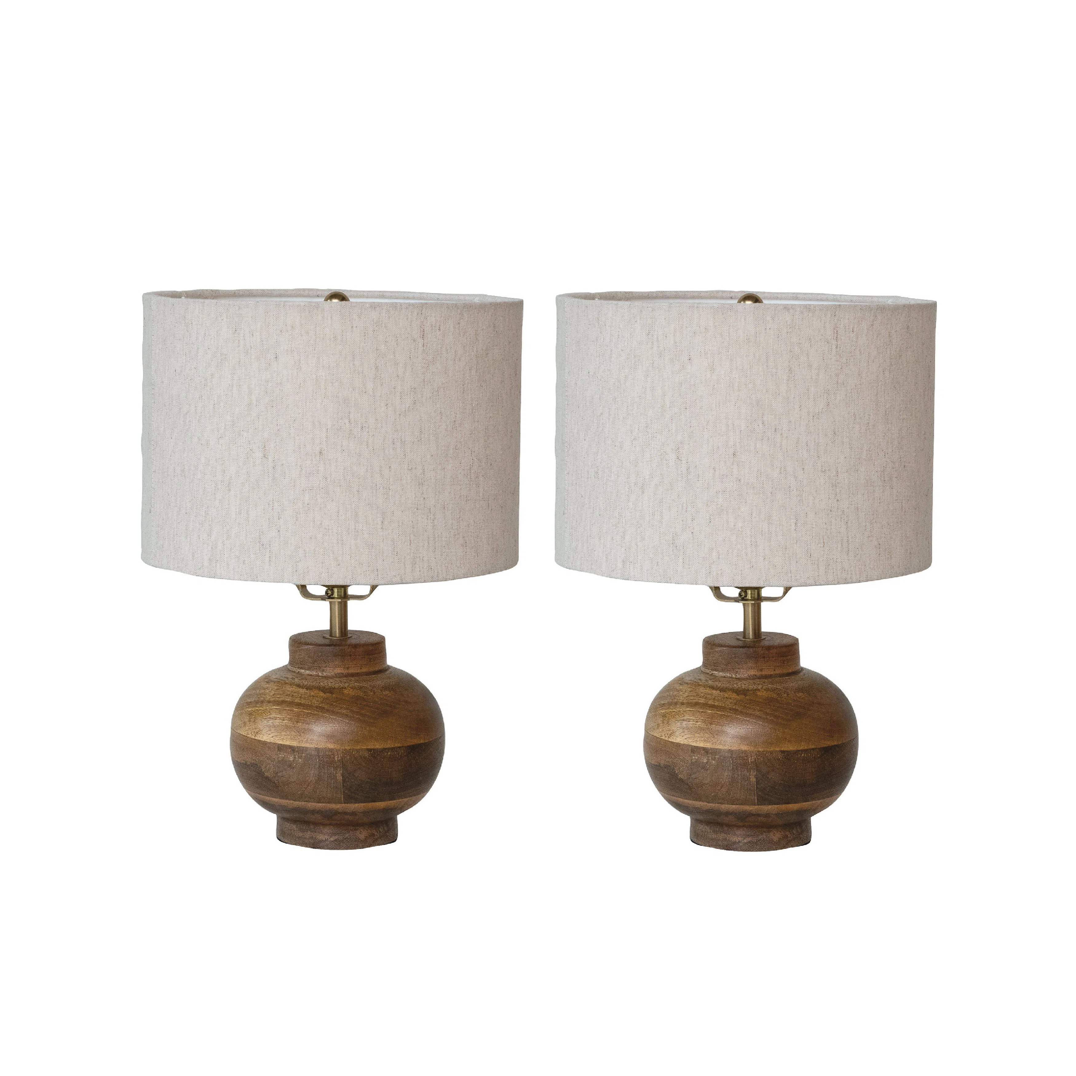Dakota Fields Mango Wood Elegance Table Lamp Set | Wayfair | Wayfair North America