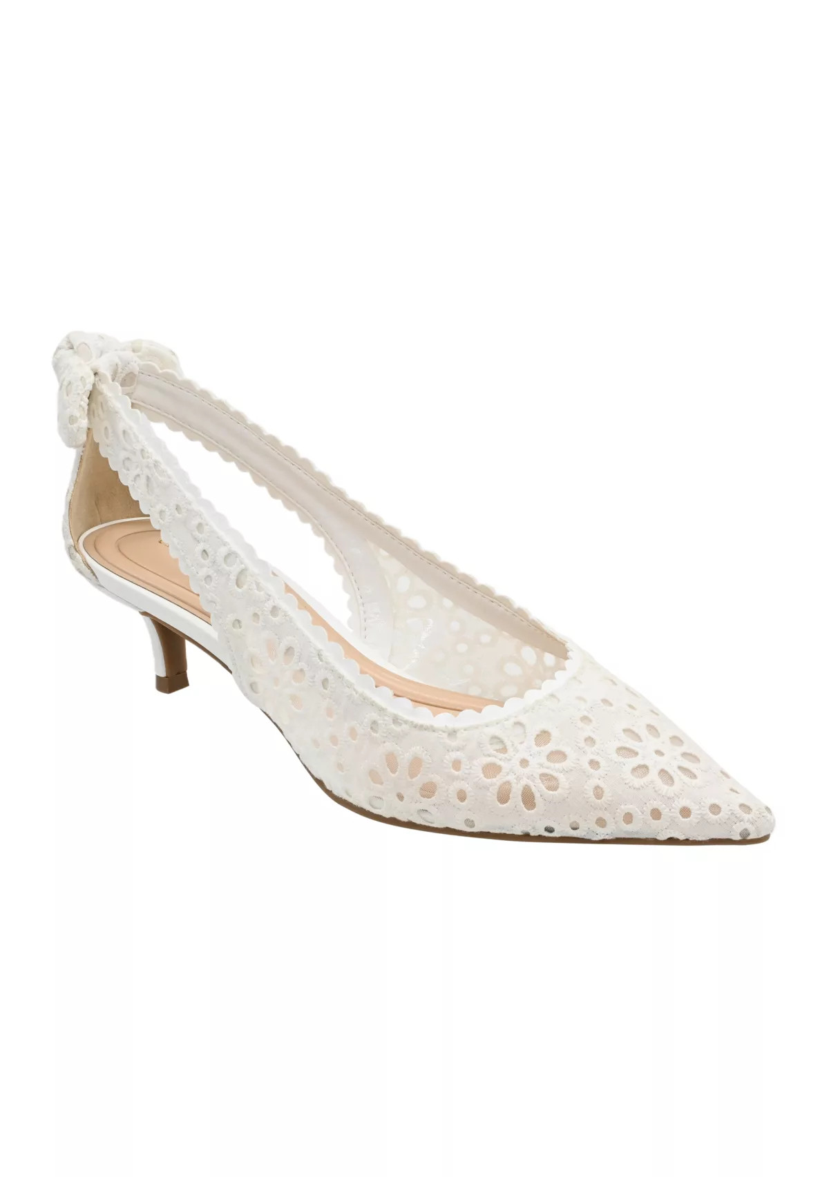Crown & Ivy™Lillie Eyelet Pumps | Belk