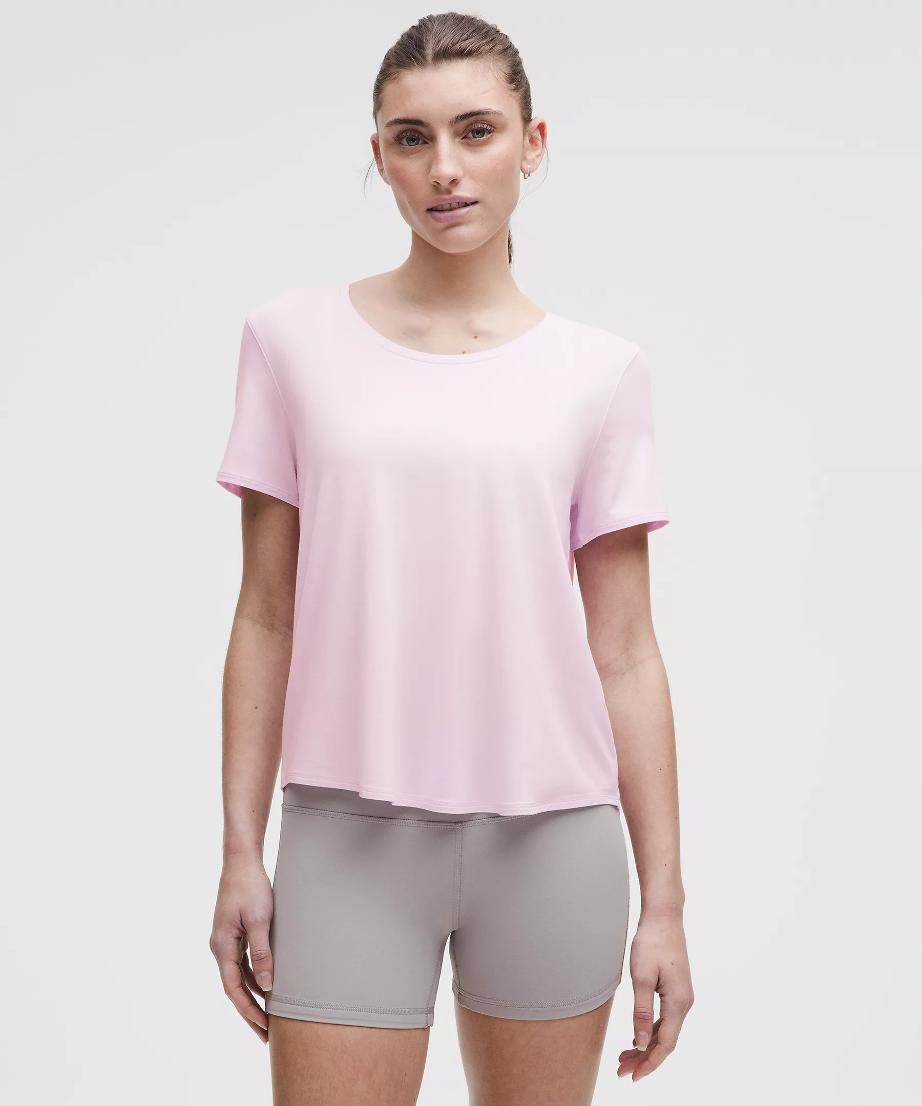 Modal-Silk Twist-Back Short-Sleeve Shirt | Lululemon (US)
