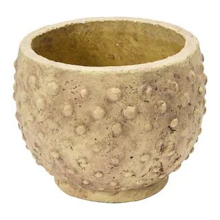 7'' Distressed Finish Sandstone Hobnail Planter | Michaels Stores