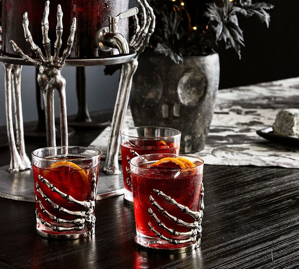 Skeleton Double Old Fashioned Glass | Pottery Barn (US)