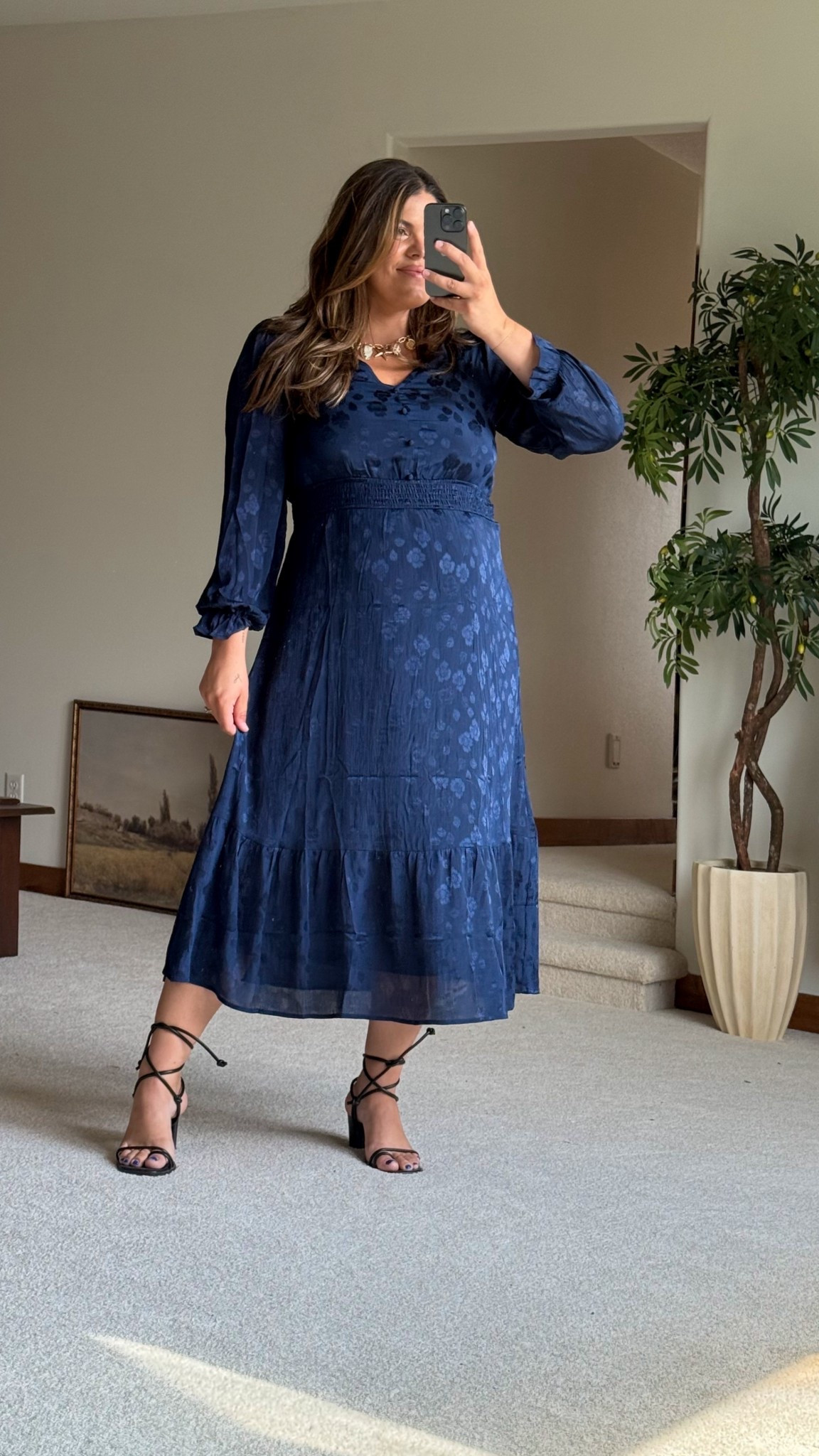 Fall dress perfect for teaching, family photos or special event. Maternity friendly,  too. Wearing XL

#Fall #Teacher #WomensStyle #Maternity #Dress

#LTKBump #LTKPlusSize #LTKMidsize