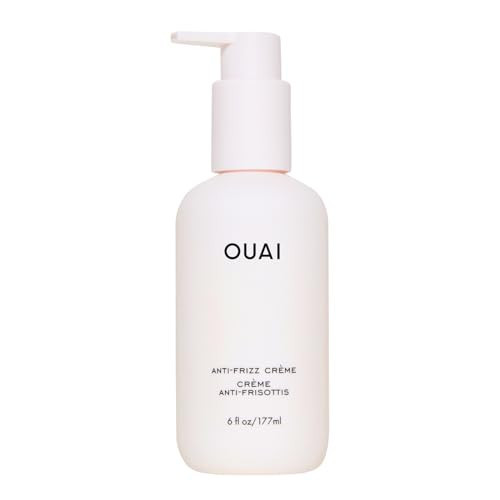OUAI Anti Frizz Cream - Moisturizing Hair Cream with Frizz Control & Heat Protection - Provides Lasting Hydration with Jackfruit & Beetroot Extract - Paraben, Phthalate & Sulfate Free (6 oz) | Amazon (US)