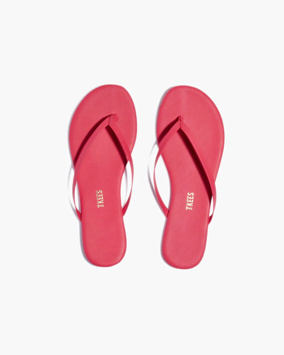 Lily Pigments in Cerise | Flip-Flops | Women's Footwear | TKEES