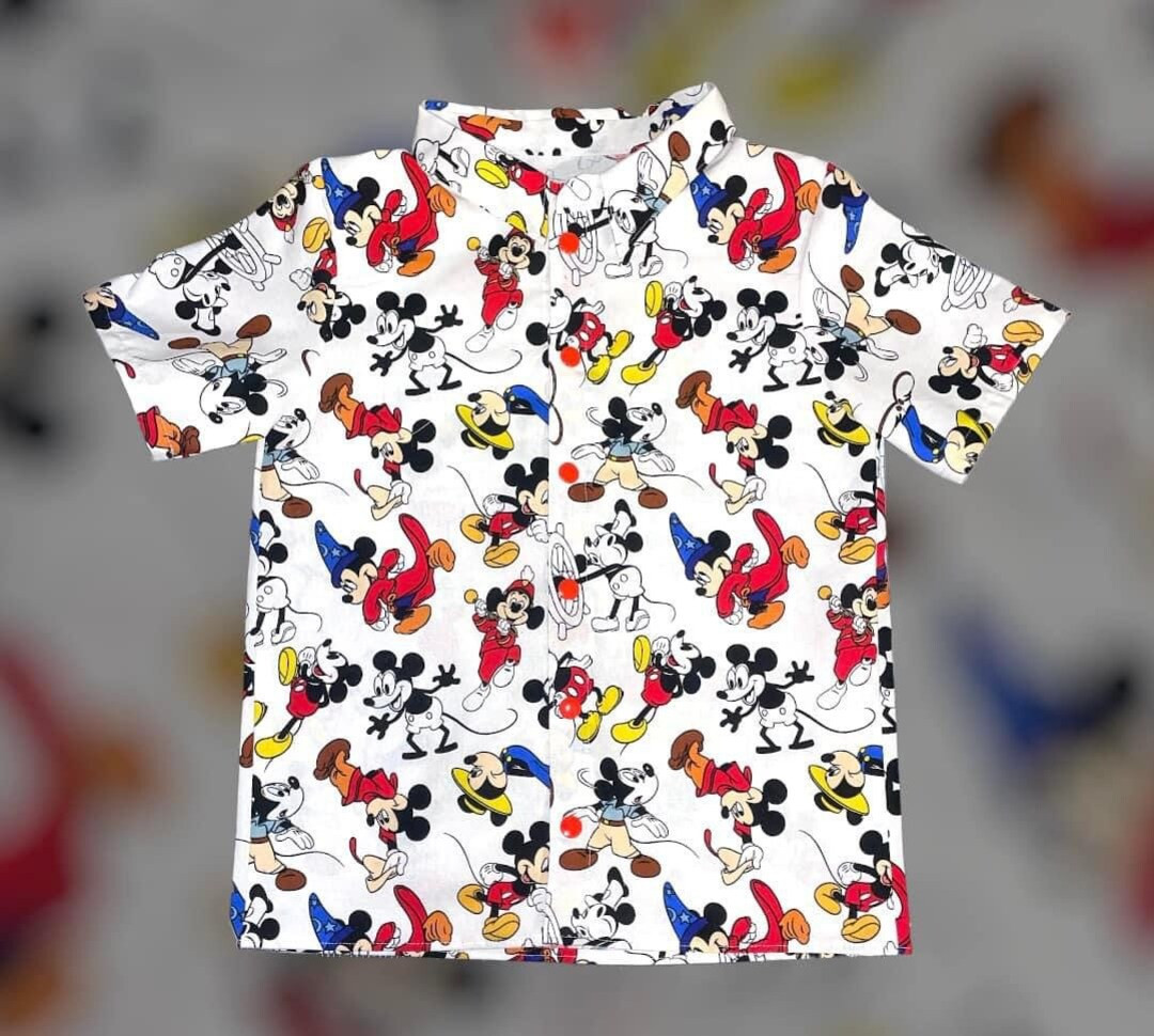 Mickey Mouse Boys Shirt Mickey Mouse Toddler Shirt Disney - Etsy | Etsy (US)