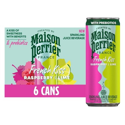 Maison Perrier French Kiss Raspberry and Lime Sparkling Water - 6pk/11.15 fl oz | Target