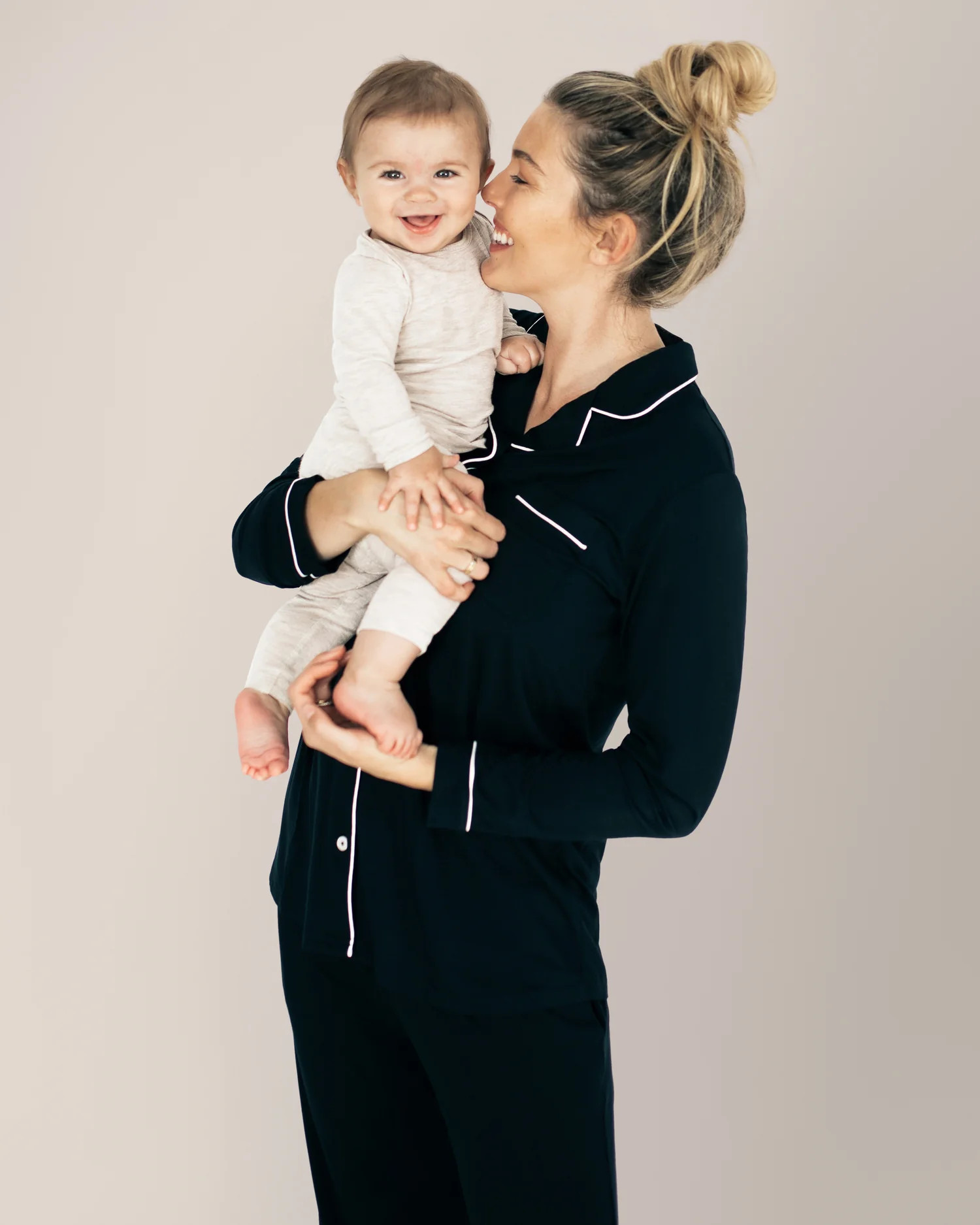Clea Bamboo Long Sleeve Pajama Set | Black - Kindred Bravely | Kindred Bravely