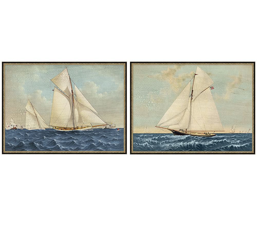 Antique Yachts Canvas | Pottery Barn (US)