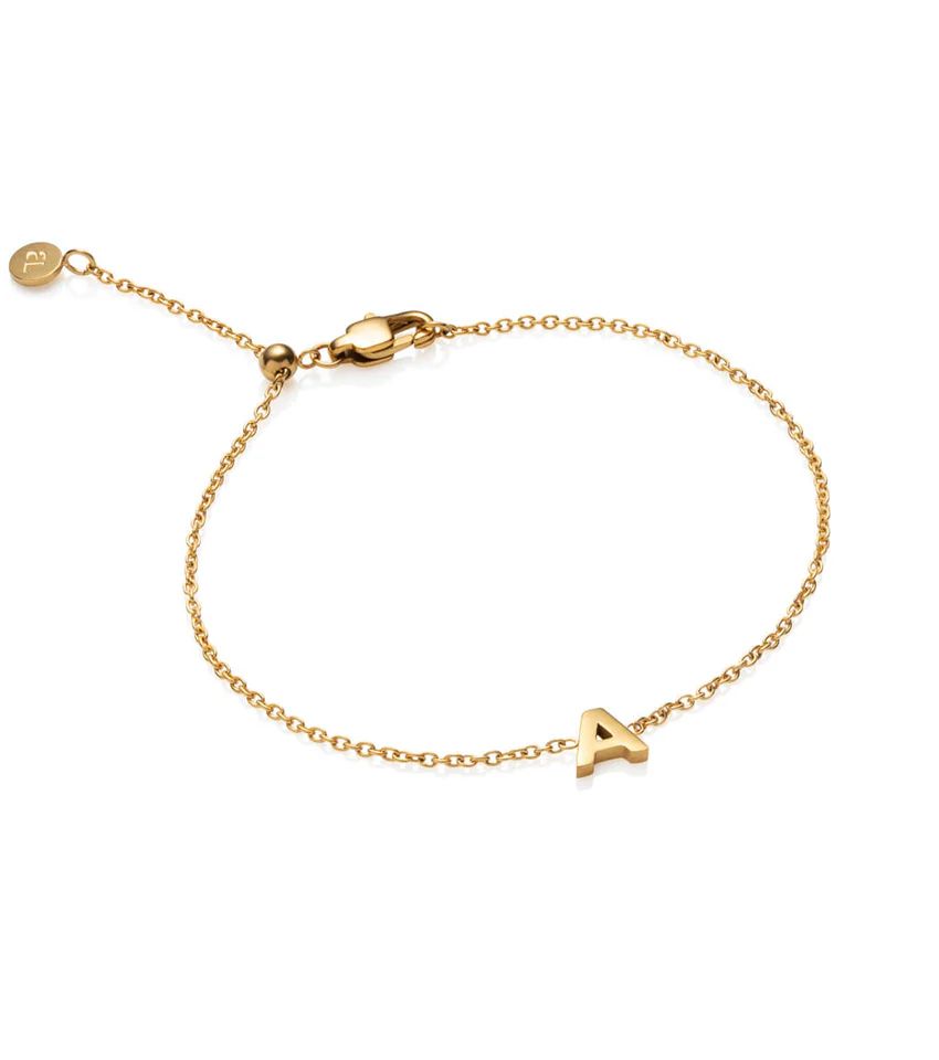 Initial Bracelet (Gold) | Abbott Lyon