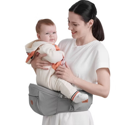 Ergonomic Baby Hip Seat-Gray | Target