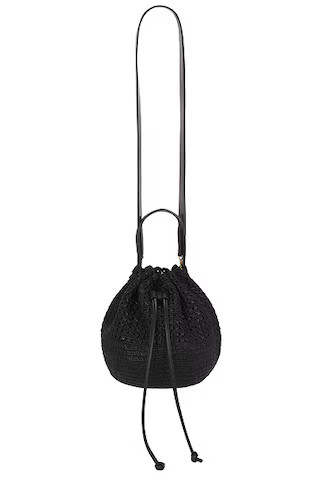Janessa Leone Cami Black Bag in Black | FWRD | FWRD 