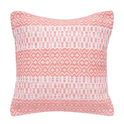 C&F Home Pim Diamond Stripe Pink Indoor/Outdoor Accent Throw Pillow 18" x 18" | Target