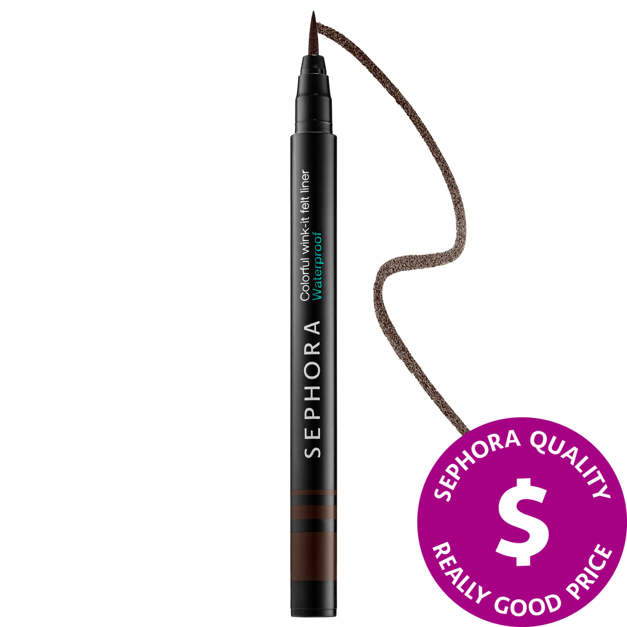 SEPHORA COLLECTION Colorful Wink-It Felt Tip Liquid Eyeliner - Waterproof 02 Cup a Joe 0.019 oz/ 0.5 | Sephora (US)
