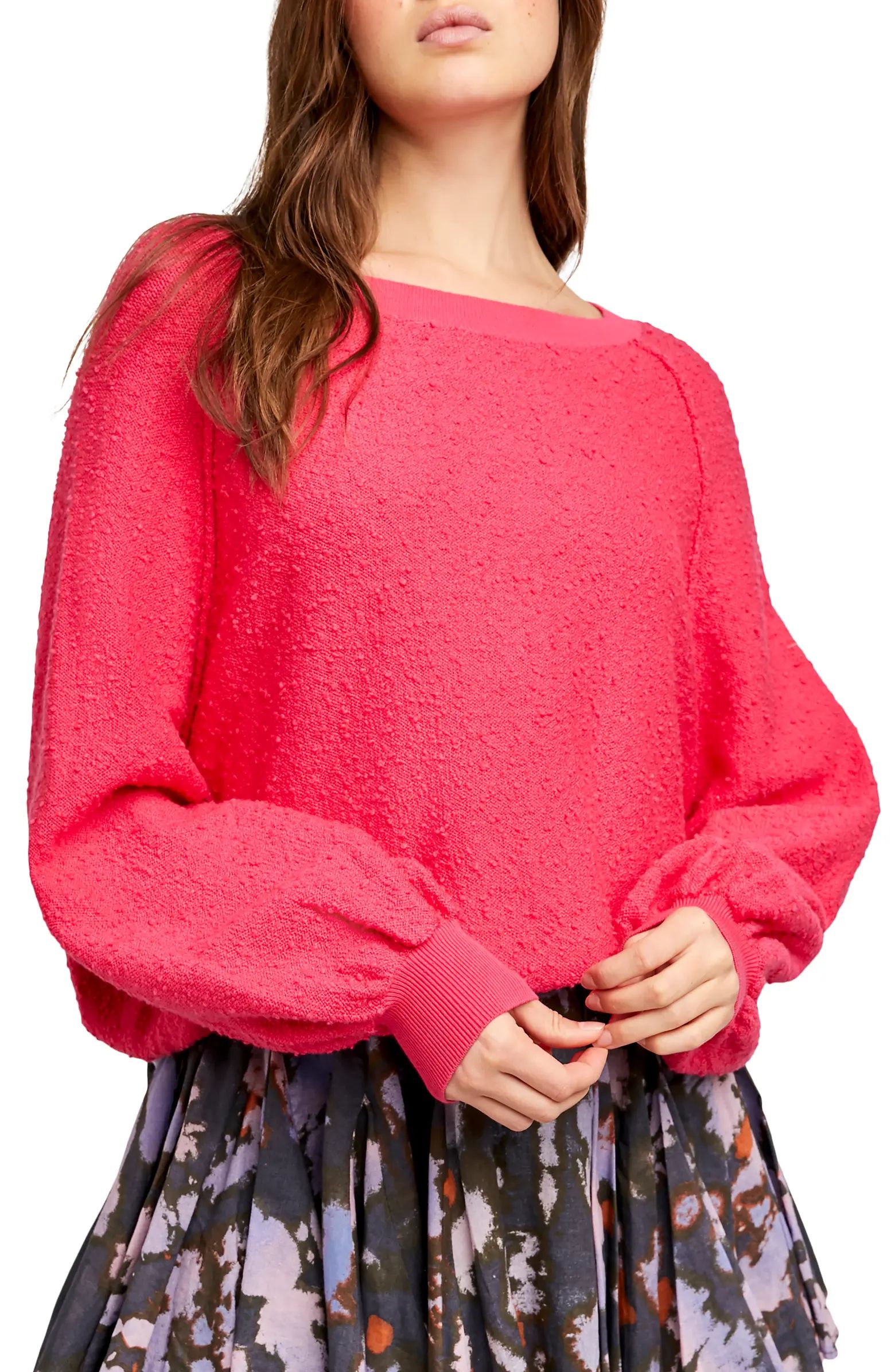 Found My Friend Bouclé Pullover | Nordstrom Rack