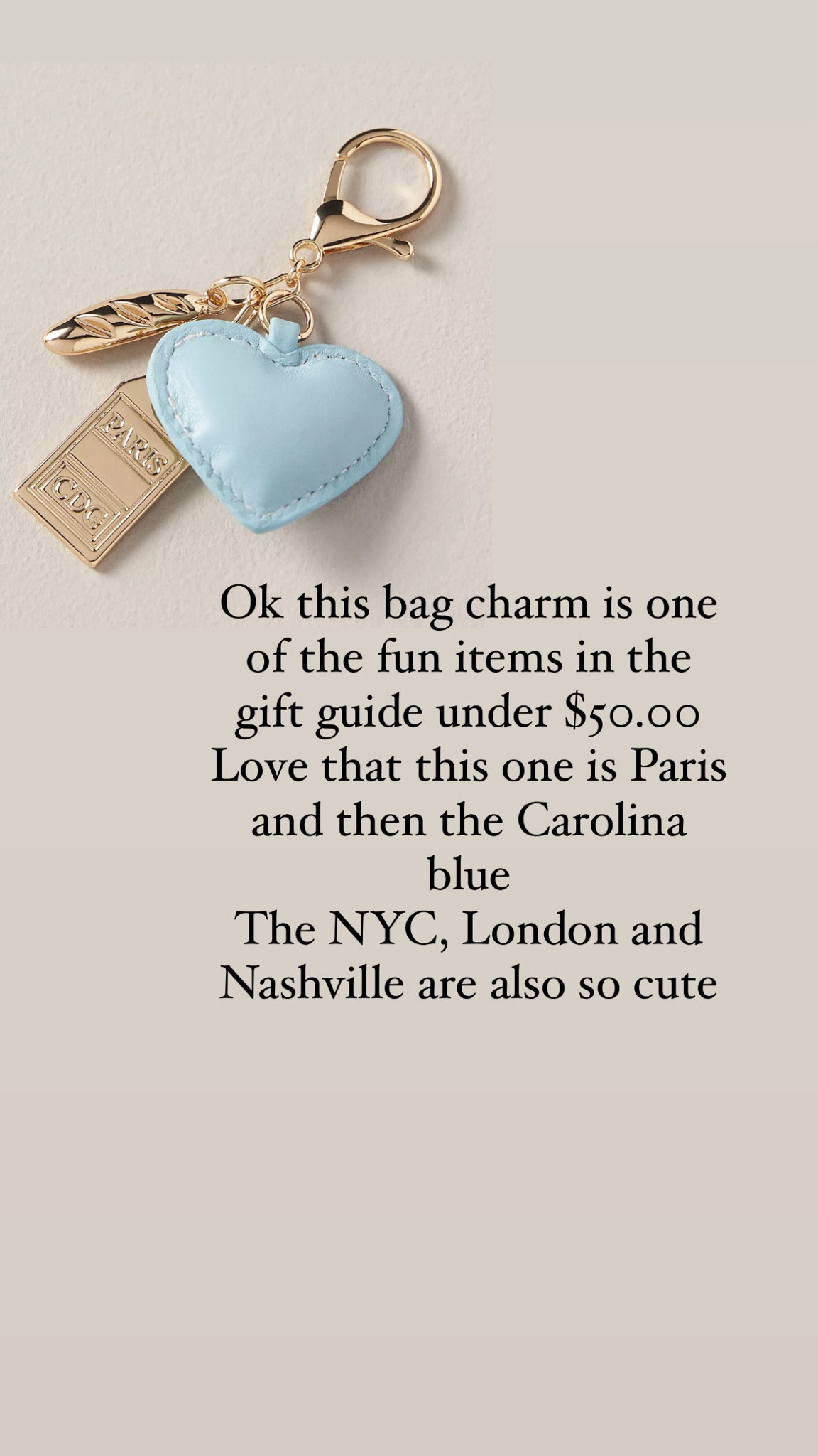 Love these city bag charms! So fun 

#LTKGiftGuide #LTKFindsUnder50 #LTKItBag