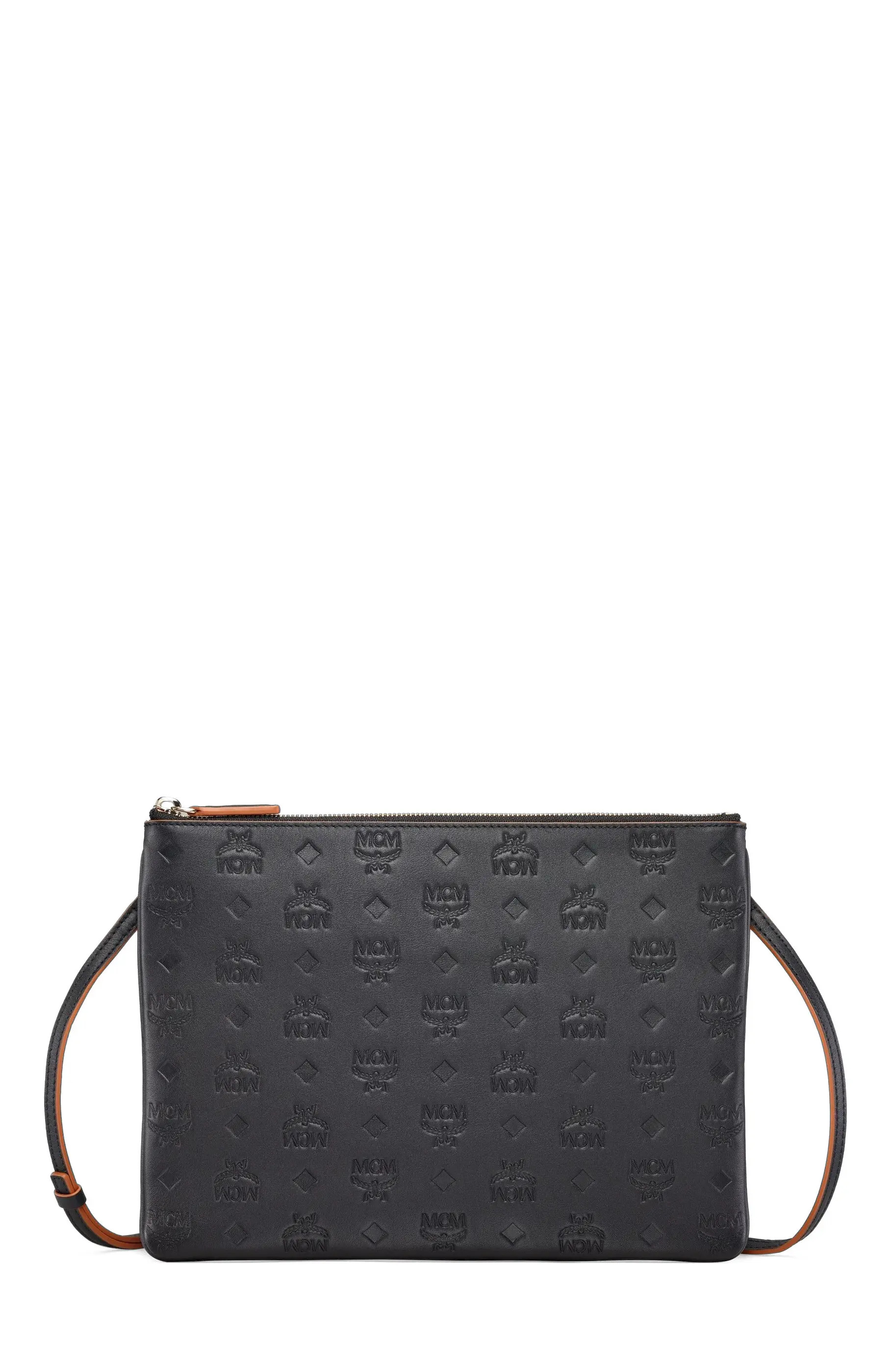 MCM Aren Crossbody Pouch in Monogram Leather (Women) | Nordstrom | Nordstrom