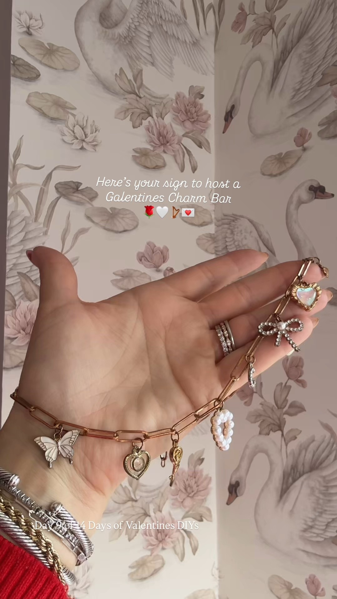Here’s your sign to host a Galentines Day Charm Bar for your guests ❤️🌹🤍💌

Here’s everything I used + how I set it up so you can make one too 👇

STEP 1: The Base
I grabbed a mix of gold and silver chain necklaces so everyone could pick their vibe. Different lengths made it feel more custom 💫

STEP 2: The Charms (the star of the show)
I laid out a big variety:
💖 hearts
✨ initials
🌸 pearls
🔒 locks & keys
🎀 bows
Basically anything girly, sparkly, or sentimental

STEP 3: Organizing It All
I used small dishes and trays to separate everything so it felt like a real charm bar (and not a tangled jewelry box 😅)

STEP 4: The Tools
Set out:
🔧 jewelry pliers
🔗 jump rings
These made it super easy for everyone to attach their own charms

STEP 5: The Display
I added a cute sign that said “Build Your Own Charm Necklace” and sprinkled in bows + pink decor to make it feel extra special 🎀

STEP 6: The Experience
Everyone got to design something totally unique, and it doubled as the perfect take-home favor 🥹💗

10/10 recommend for girls’ night, birthdays, or Galentine’s 💌
Would you make a charm necklace with pearls, hearts, or initials? 👀✨

#GalentinesDay #CharmNecklace #GirlsNightIdeas #DIYJewelry #GalentinesParty CraftyGirls