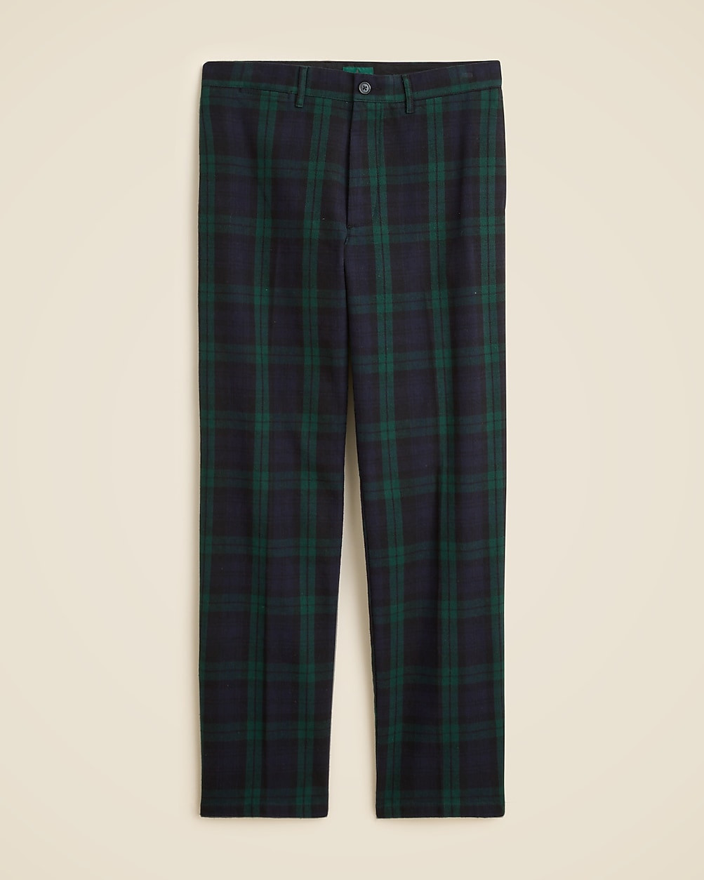Straight-fit brushed twill trouser in Black Watch tartan | J. Crew US