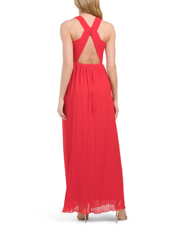 Sleeveless Gown With Open Back | TJ Maxx