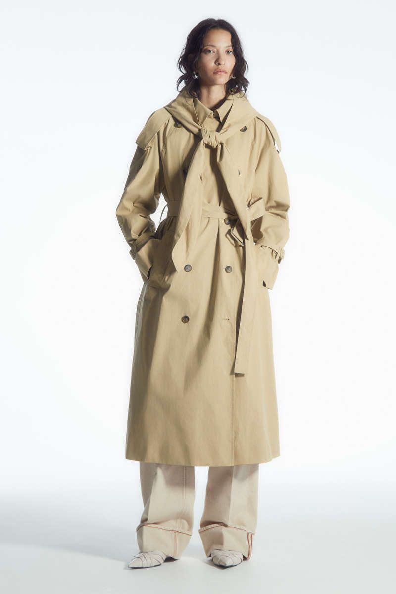 HOODED TRENCH COAT | COS (US)