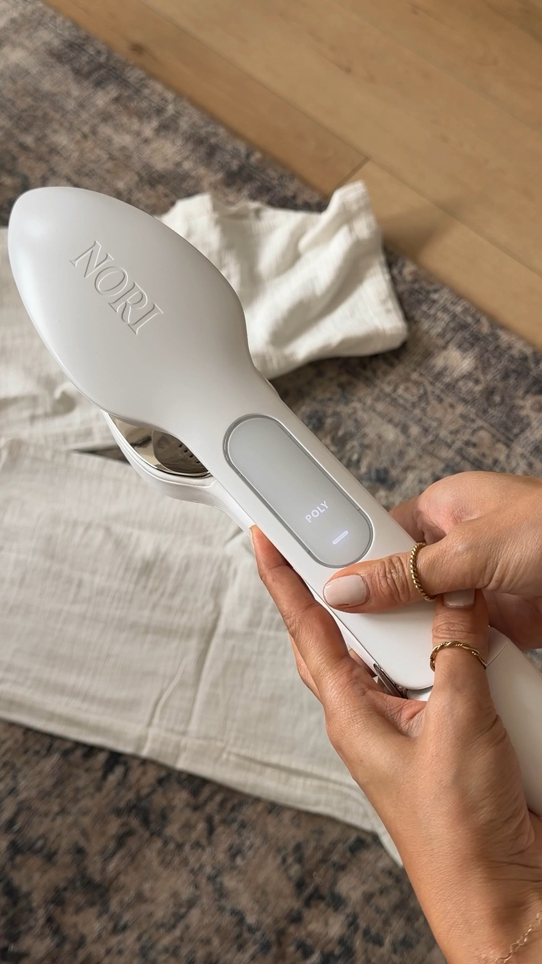 Love this handheld steam iron! Different settings for different fabric types and it works so well! 

#LTKmomlife #LTKSaleAlert #LTKdayinmylife