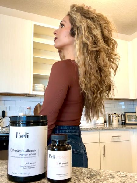 I get asked all the time what products and supplements I use for hair growth and my #1 tip is a high quality prenatal vitamin with methylfolate! @beli.baby has been a part of my daily supplement routine for the last few years now!😍

I started Beli as a postnatal vitamin a few years ago and have continued to use it daily for the many health benefits I have experienced while using it! Most noticeably it has helped make my hair thicker and healthier than before baby💇🏻‍♀️ It also replenished lost nutrients from pregnancy, postpartum, and breastfeeding, keeps my skin healthy, and helps increase effectiveness of my ADHD medication! I also use their grass fed collagen everyday and highly recommend for hair and nail health💁🏻‍♀️ Use KH for 15% off!🙌🏼 https://get.aspr.app/SHBOB #beli #belibaby #hairgrowth #postpartumhairloss #ad 

#LTKbump #LTKbeauty #LTKbaby