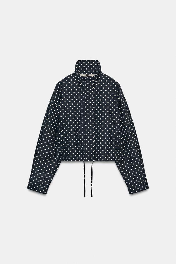 PUFFED POLKA DOT JACKET | Zara US
