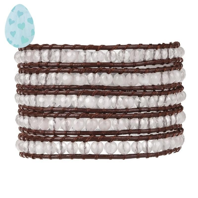 Frosted Quartz on Brown | Victoria Emerson