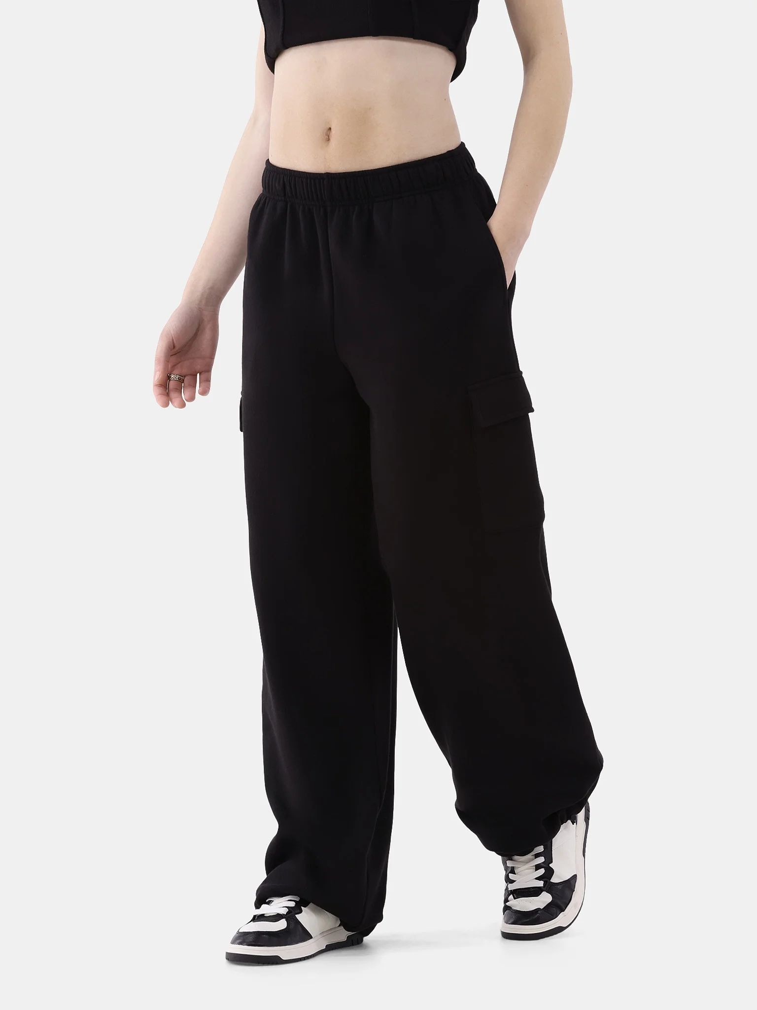 No Boundaries Cargo Jogger Sweatpants, Women’s | Walmart (US)