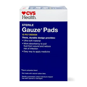CVS Sterile Gauze Pads, 25 Count, 4"" x 4"" | CVS Health