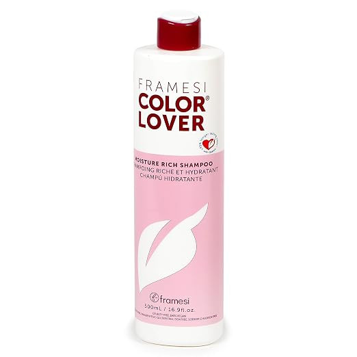 Framesi Color Lover Moisture Rich Shampoo, Sulfate Free Shampoo with Quinoa and Aloe Vera, Color ... | Amazon (US)