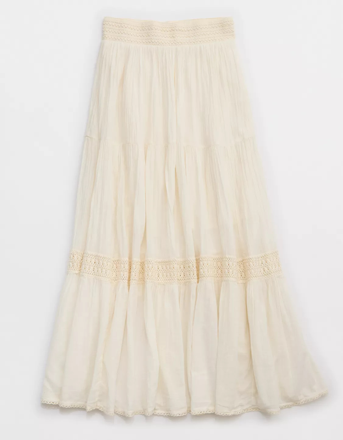 Aerie Crochet The Day Maxi Skirt | Aerie
